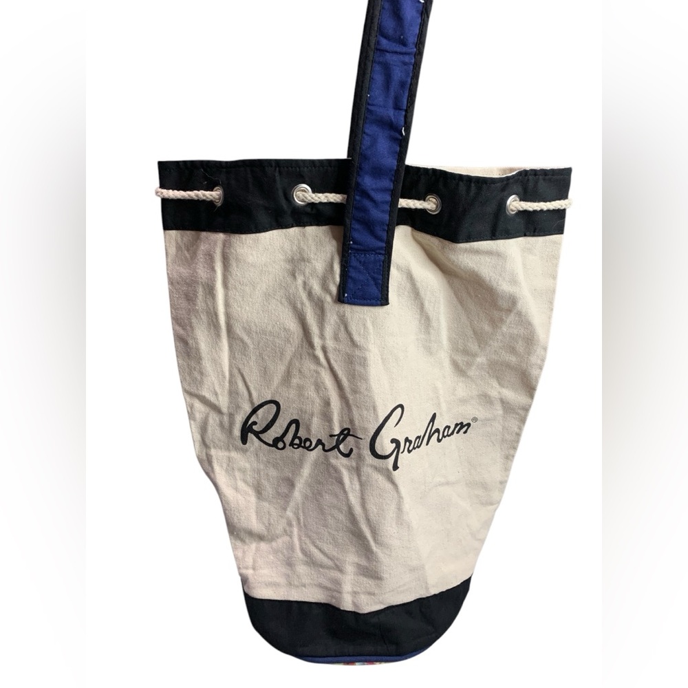robert graham canvas tote sling, EUC